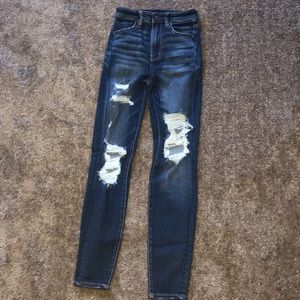 American Eagle HiWaisted Jeans size 00 short